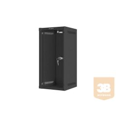 Lanberg fali rack szekrény 10'' 12U 280X310 Black