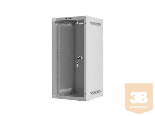 Lanberg fali rack szekrény 10'' 12U 280X310 Gray