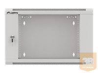 LANBERG 19inch fali rack szekrény 6U/570x600 demounted fast assembling flat pack grey