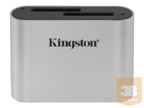 KINGSTON USB 3.2 Gen1 Workflow Dual-Slot SDHC/SDXC UHS-II Card Reader