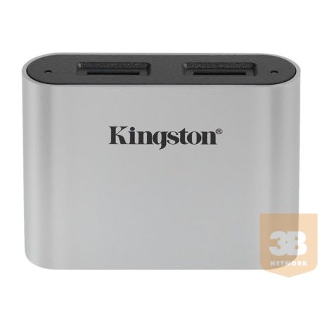 KINGSTON USB3.2 Gen1 Workflow Dual-Slot microSDHC/SDXC UHS-II Card Reader