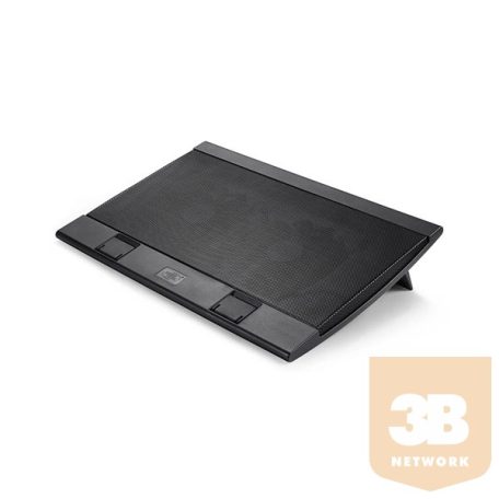 DeepCool Notebook Hűtőpad 17"-ig - WIND PAL FS (21,5-26,5dB; max. 195,38 m3/h; 2x14cm, 2xUSB2.0)