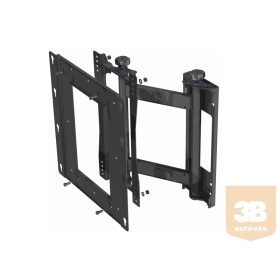   Plazma fali kéttengelyű konzol. A konzolhoz 1 db plazma típushoz igazodó fix fali konzol is szükséges, melyet az ár tartalmaz