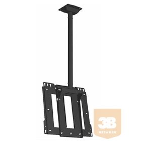   Plazma mennyezeti billenthető és forgatható konzol. A konzolhoz 1 db plazma típushoz igazodó fix fali konzol is szükséges, melyet az ár nem tartalmaz