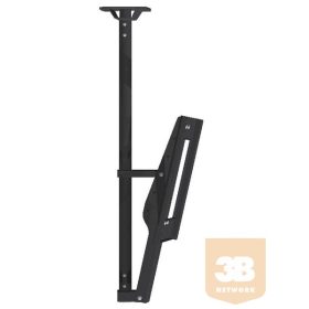   Plazma mennyezeti billenthető és forgatható konzol. Szimpla fogadó felülettel (1 db plazma függesztéséhez)