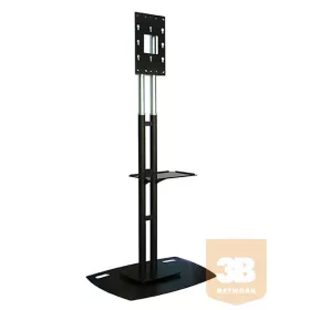   Plazma / LCD padlóállvány, fix talp. Minden, a VESA200-tól eltérő rögzítésű készülék rögzítéséhez szükséges 1 db képernyő-specifikus konzol is, melyet az ár NEM tartalmaz