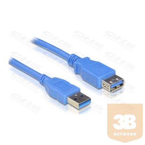 WIRETEK kábel USB 3.0 Hosszabbító A-A, 1.8m, Male/Female