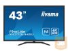 IIYAMA X4373UHSU-B1 43inch UW VA 3840x2160 UHD 400cd/m2 3ms HDR400 2xHDMI DP USB-HUB PBP PIP Remote control Speakers