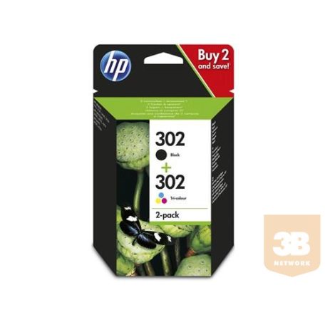 Készlet HP 302 Fekete/Tri-colour