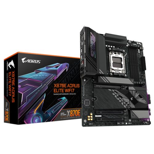 GIGABYTE Alaplap AM5 X870E AORUS ELITE WIFI7 AMD X870, ATX