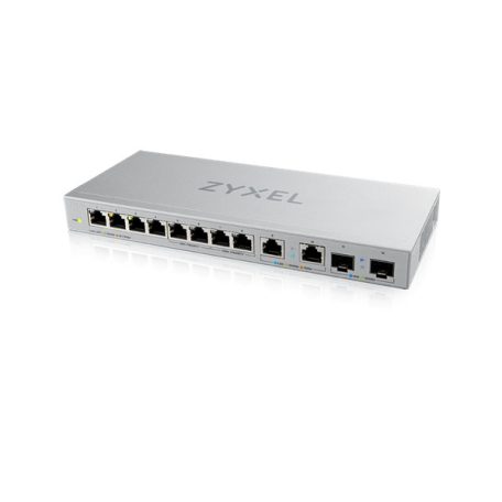 ZYXEL Switch 8x1000Mbps + 2x2500Mbps + 2xSFP+ Nem Menedzselhető, XGS1010-12-ZZ0102F