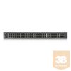 ZYXEL Switch 48x Gigabit + 4x 10G SFP+ hybird mode, standalone or NebulaFlex Cloudt Menedzselhető