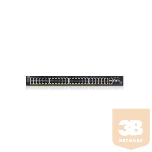 ZYXEL Switch L3 Access Switch, 600W PoE, 40xPoE+/10xPoE++, 48x1G RJ45 2x10mG RJ45, 4x10G SFP+ Uplink