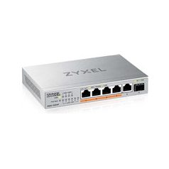  ZYXEL XMG-105 5 Ports 2 5G + 1 SFP+ 4 ports 70W total PoE++ Desktop MultiGig unmanaged Switch