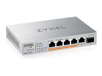 ZYXEL XMG-105 5 Ports 2 5G + 1 SFP+ 4 ports 70W total PoE++ Desktop MultiGig unmanaged Switch