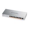 ZYXEL Switch 8x2500Mbps + 1xSFP+  Fémházas Asztali, XMG-108-ZZ0101F