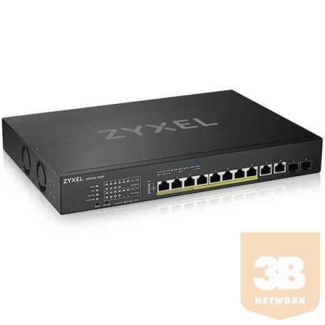 ZYXEL Switch 10x10Gpbs + 2xGigabit SFP+, Menezdselhető Rackes, XS1930-12HP-ZZ0101F