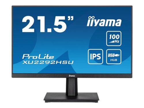 IIYAMA XU2292HSU-B6 21.5inch ETE IPS FHD 100Hz 250cd/m2 0.4ms HDMI DP USB-HUB 4x3.2 Speakers