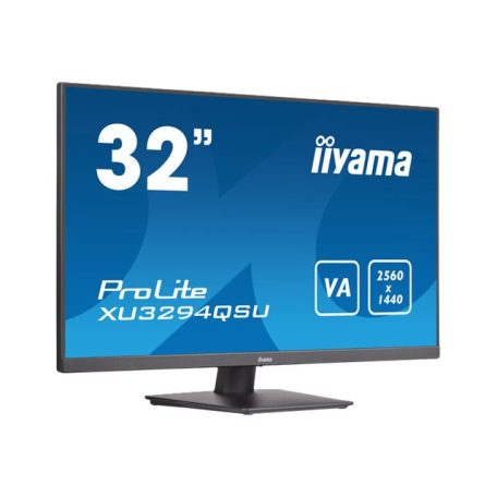 IIYAMA XU3294QSU-B1 32inch ETE VA-panel 2560x1440 250cd/m 4ms Speakers DisplayPort HDMI USB-HUB 2x 3.0