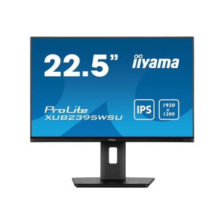IIYAMA XUB2395WSU-B5 22.5inch ETE IPS 1920x1200 IPS 250cd/m2 4ms Speakers Stand VGA HDMI DP 15cm Height Adj.