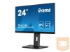 IIYAMA XUB2493HS-B5 24inch ETE IPS FHD Business 250cd/m2 4ms 15cm Height Adj. Stand Pivot HDMI DP Speakers