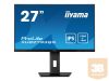 IIYAMA XUB2793QS-B1 27inch ETE IPS-panel ULTRA SLIM LINE 2560x1440 WQHD 1ms 15cm height adj. stand 300cd/m2 2xHDMI DP Speakers