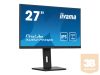 IIYAMA XUB2793QS-B1 27inch ETE IPS-panel ULTRA SLIM LINE 2560x1440 WQHD 1ms 15cm height adj. stand 300cd/m2 2xHDMI DP Speakers