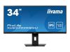 IIYAMA XUB3493WQSU-B5 34inch UW ETE IPS-panel 3440x1440 FreeSync 3000:1 400cd/m2 0.4ms MPRT HDR 2xHDMI 2xDP USB-HUB Speakers