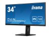 IIYAMA XUB3493WQSU-B5 34inch UW ETE IPS-panel 3440x1440 FreeSync 3000:1 400cd/m2 0.4ms MPRT HDR 2xHDMI 2xDP USB-HUB Speakers