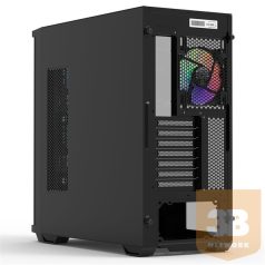   ZALMAN Ház Midi ATX Z10 PLUS Tápegység nélkül, Fekete RGB