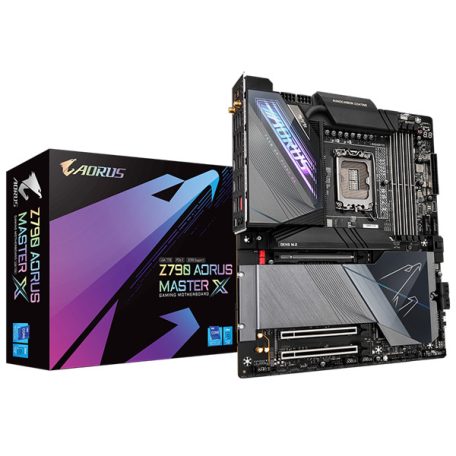 GIGABYTE Alaplap S1700 Z790 AORUS MASTER X INTEL Z790, E-ATX