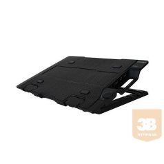   Zalman Notebook Stand ZM-NS2000 black (up to 17'') HUB-3x USB 2.0