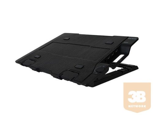 Zalman Notebook Stand ZM-NS2000 black (up to 17'') HUB-3x USB 2.0