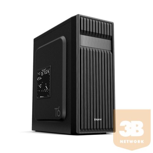 ZALMAN Ház Mini ATX T6 tápegység nélkül, Mini-Tower Fekete, USB3.0