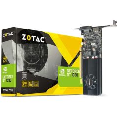   ZOTAC Videókártya PCI-Ex16x nVIDIA GT 1030 2GB DDR5 Low Profile